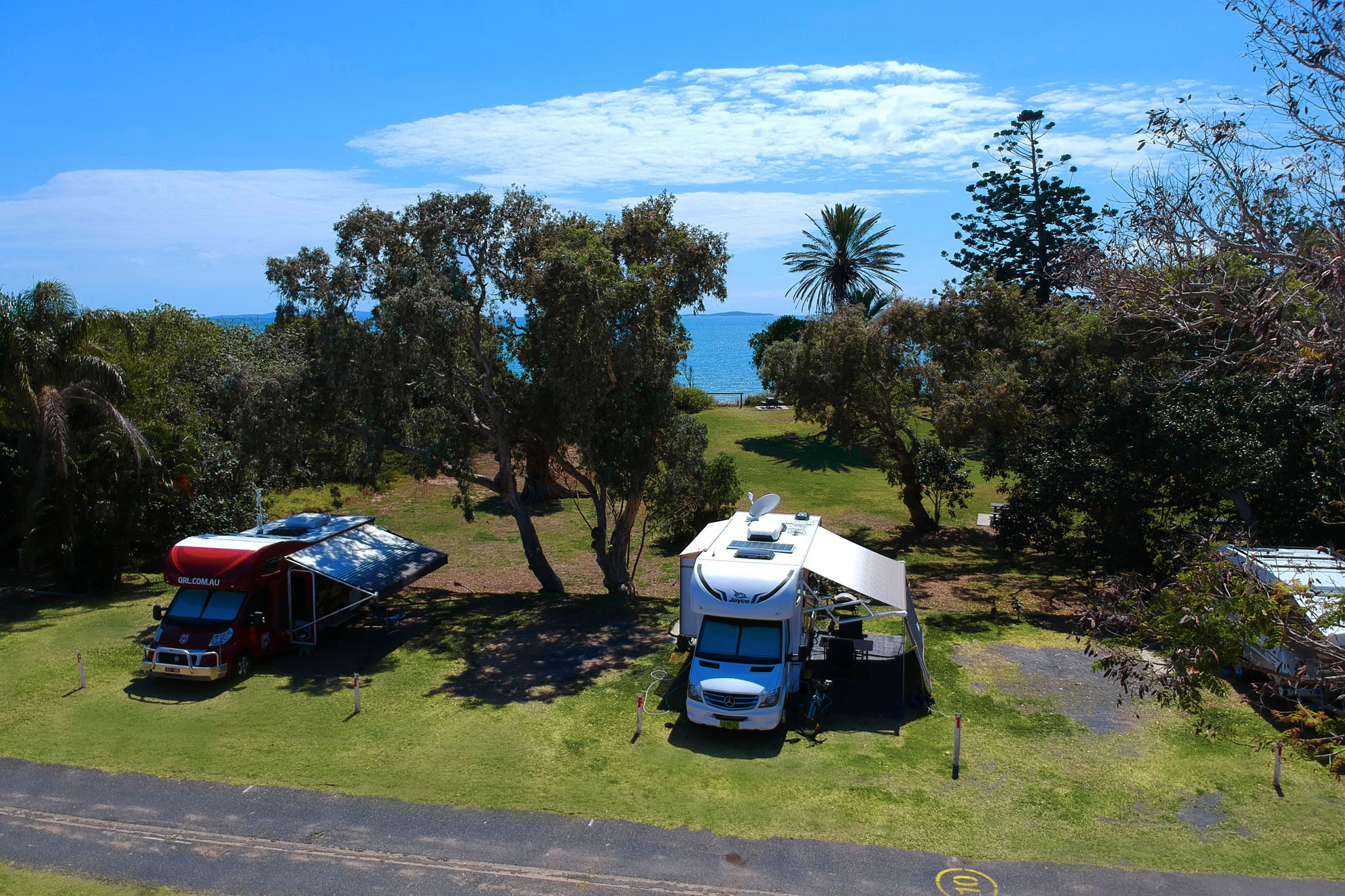 Powered Site | Fisherman's Beach Holiday Park Caravan Park